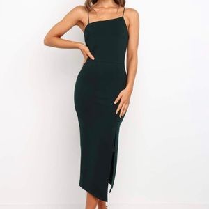 Emerald Zahra Petal and Pup Dress